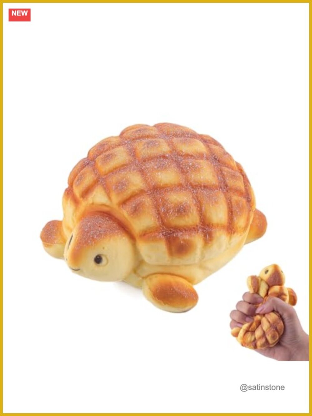 Slow Rising Squishy Toy Turtle Bread Foam Stress Relief for Kids Adults